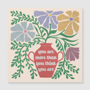 Carte Magnétique Vous Êtes Plus Que Vous Ne Pensez L'Être