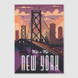 Carte Magnétique Voyage à New York
