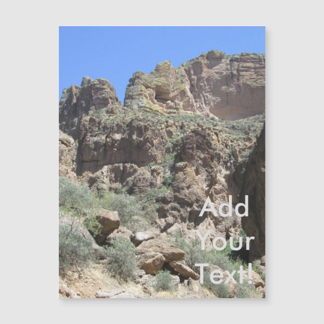 Carte Magnétique Vue de piste Apache (Devant)