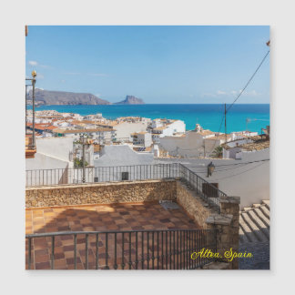 Carte Magnétique Vue sur la vieille ville et la baie, Altea, Costa