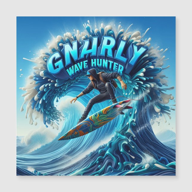 Carte Magnétique Waves & Wanderlust Collection (Devant)