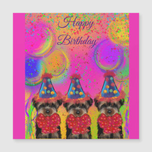 Carte Magnétique Yorkie Poo