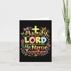 Carte Magnifier Le Seigneur Christian Vbs 2025 Christian