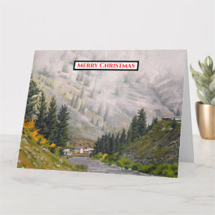 Carte Magnifique oeuvre de montagne pittoresque