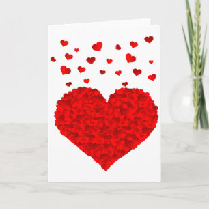 Carte Magnifique T-shirt rouge cœur Saint-Valentin 
