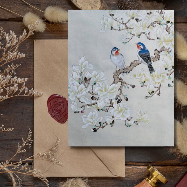 Carte Magnolia blanche (Créateur téléchargé)
