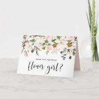 Magnolia Cotton Garland Veux-tu être ma demoiselle