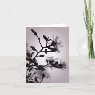 Carte Magnolia inspirée asiatique