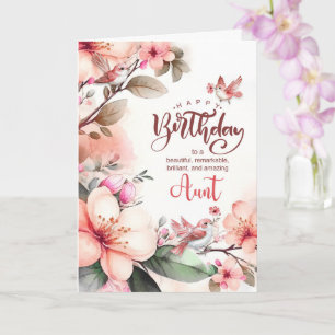 Carte Magnolias Péches Botaniques pour l'anniversaire de
