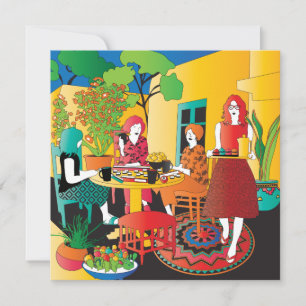 Carte Mah Jongg Adobe Flat Card