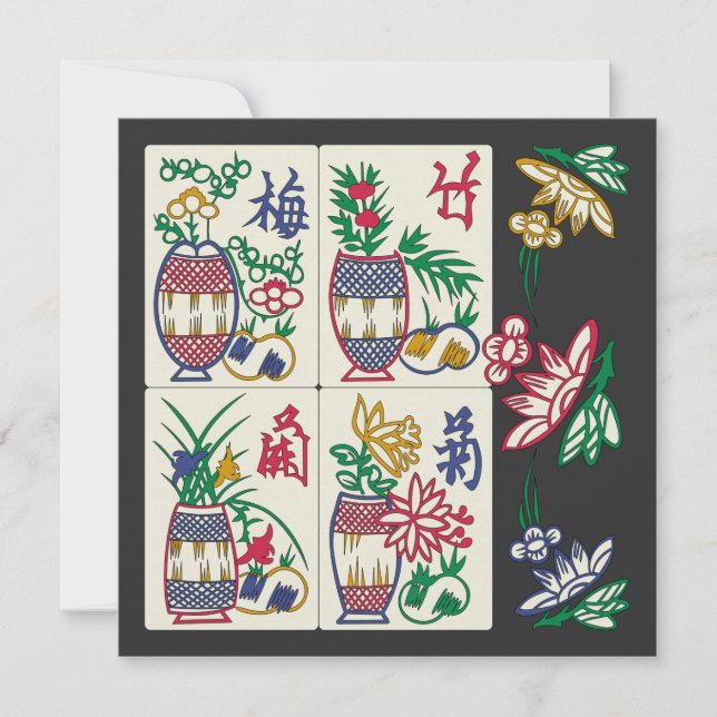 Carte Mah Jongg Beauté (Devant)