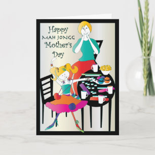 Carte Mah Jongg Fête des mères 2