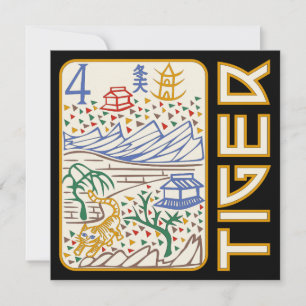 Carte Mah Jongg Tiger