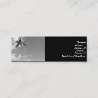 Carte maigre de profil de Treet de paume