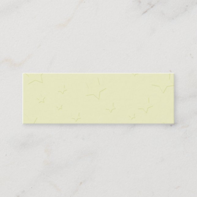 Carte maigre de profil d'étoiles (Devant)