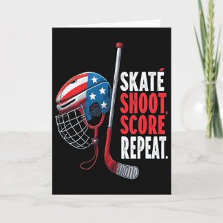 Carte Maillot de hockey sur glace Usa Youth Garçons Hock