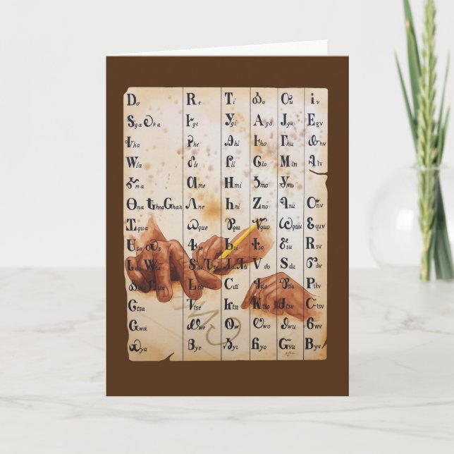 Carte Mains de langue (Devant)