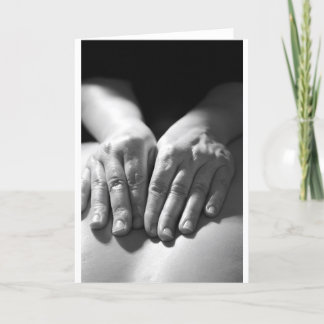 Carte Mains de massage