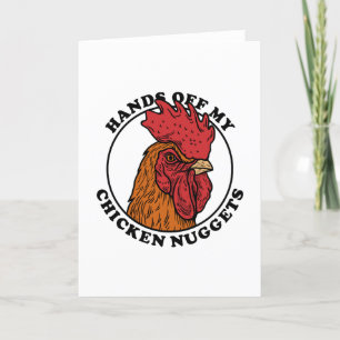 Carte Mains De Mes Nuggets De Poulet