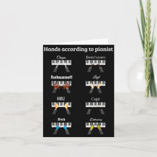 Carte Mains Selon les Anists Ano Instrument de Musique C