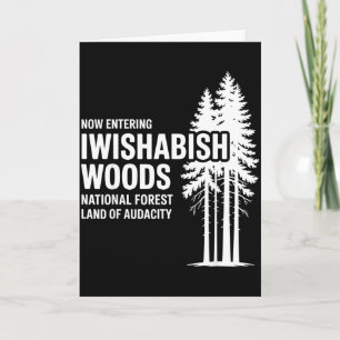 Carte Maintenant, entrée dans la forêt nationale de I Wi