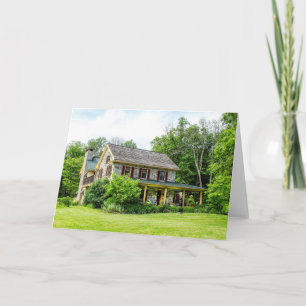 Carte maison agrandie vue inclinée - option pas de logo