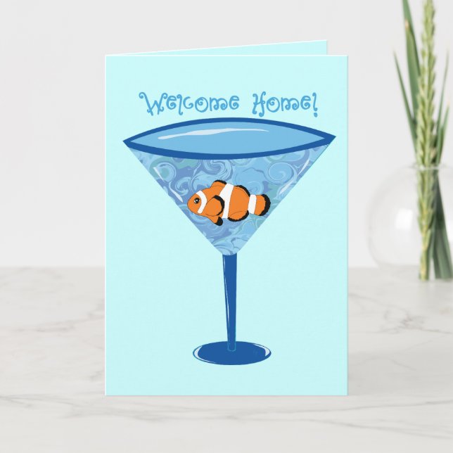 Carte Maison bienvenue ! (Devant)