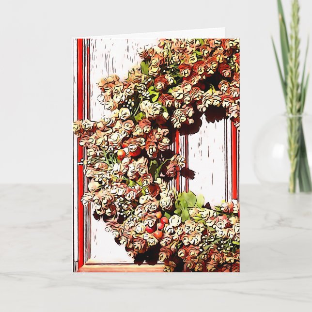 Carte Maison d'accueil chaleureux (Devant)