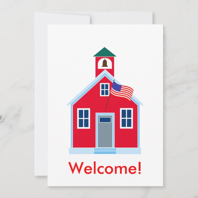 Carte Maison de l'école rouge (Devant)