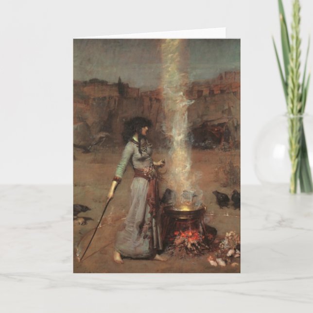 Carte Maison d'eau 'Magic Circle' (Devant)