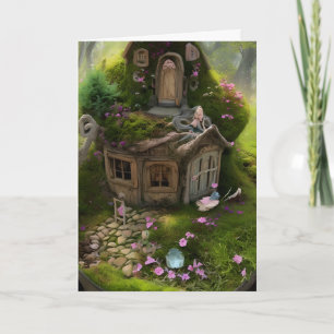 Carte Maison Et Jardin De Fée Whimsical