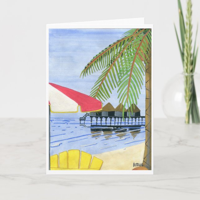 CARTE MAISON LOIN DE LA MAISON (Devant)