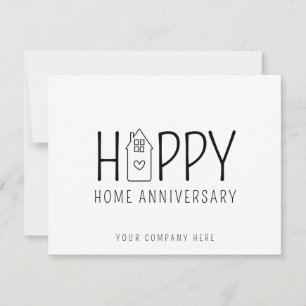 Carte Maison Mignonne Joyeux Anniversaire de Maison Immo