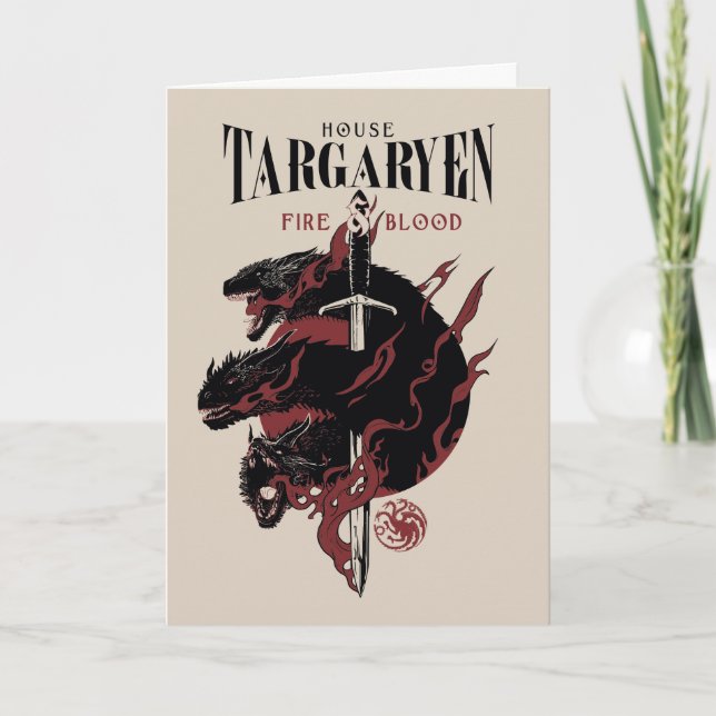 Carte Maison Targaryen - Feu et Sang (Devant)