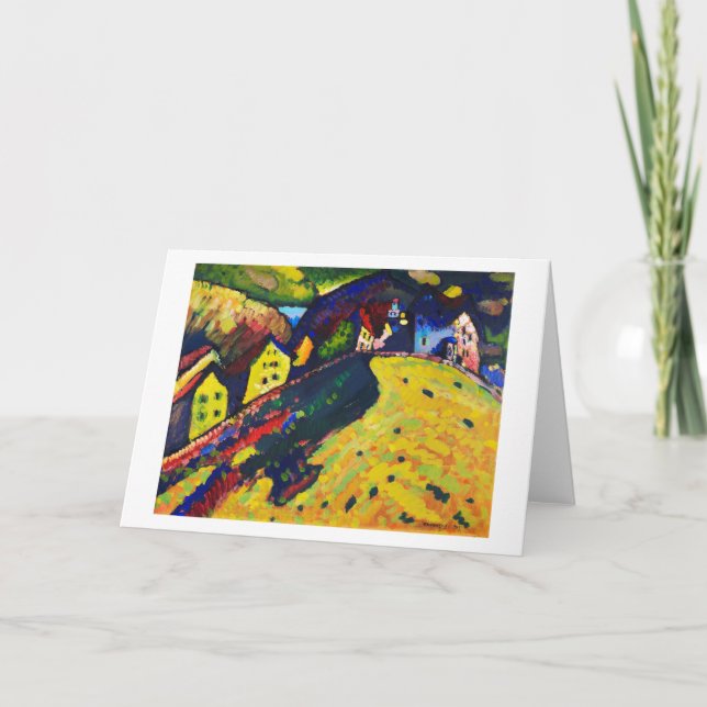 Carte Maisons à Murnau, Wassily Kandinsky (Devant)