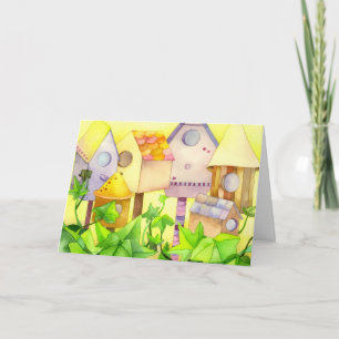 Carte Maisons d'oiseaux : Félicitations pour le nouveau 