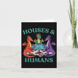 Carte Maisons Et Humains Dragon Jdr Rpg Fantastique Paro