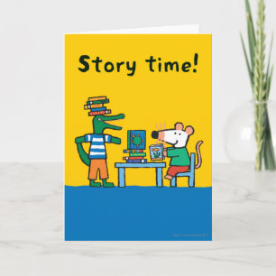 Carte Maisy et les amis apprécient la bibliothèque