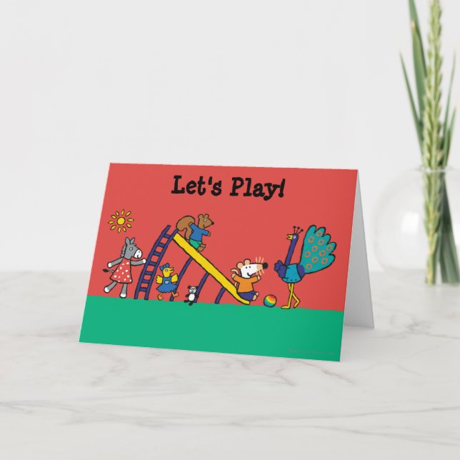 Carte Maisy sur le terrain de jeu avec les amis (Devant)