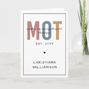 Carte Maîtrise sur mesure de MdT en ergothérapie