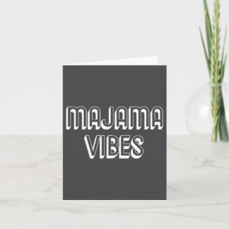 Carte Majama Vibes - Gujarati Drôle 