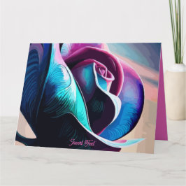 Carte Majesté de minuit : La beauté noire des Roses noir