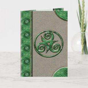 Carte Malachite Triskel