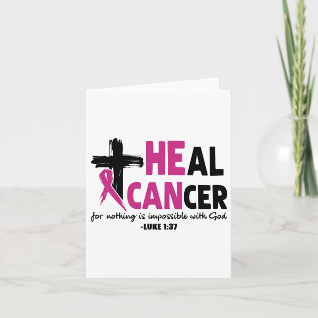 Carte Maladie Cancer Pour Rien N'Est Impossible Avec Die (Devant)