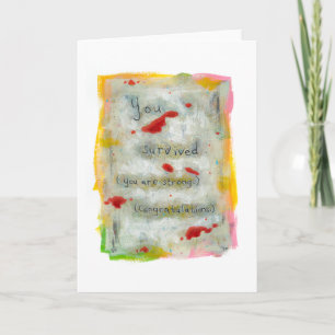 Carte Maladie curative de traumatisme d'art d'espoir de