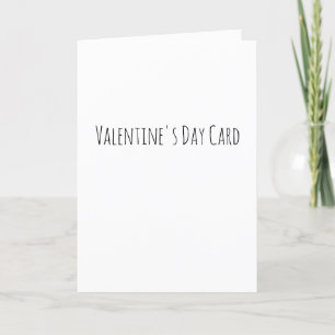 Carte maladroite et drôle de Saint-Valentin