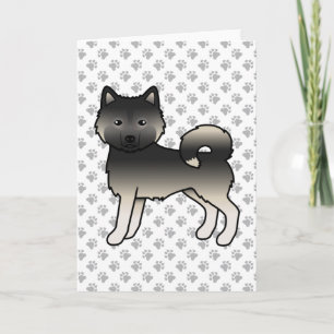 Carte Malamute d'Alaska Agouti Chien de Dessin Animé Mig