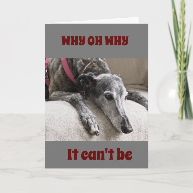 CARTE MALHEUREUSEMENT VOUS ÊTES ***MOVING*** GARDEZ EN C (Devant)