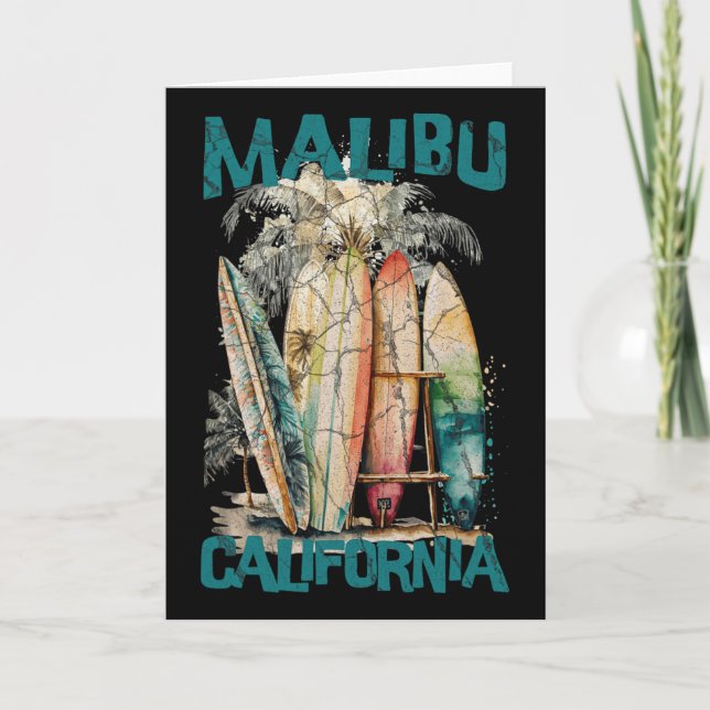Carte Malibu California _1  (Devant)