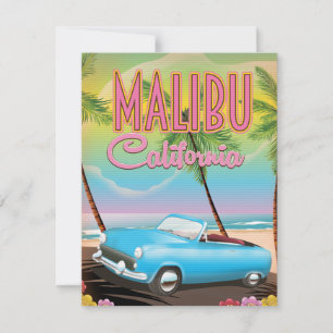 Carte Malibu Californie